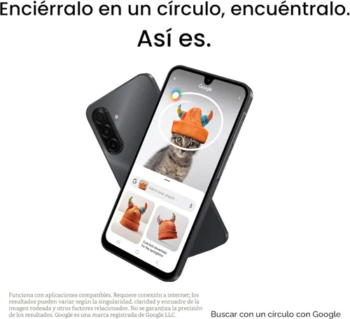 Miniatura 9 de Samsung Teléfono inteligente Galaxy A17 5G, 128 GB, AMOLED grande, cámara de alta resolución, diseño duradero, carga súper rápida, almacenamiento