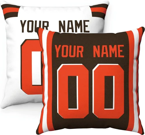 Miniatura 35 de ANTKING 2 paquetes de almohadas personalizadas con cualquier nombre y número para hombres, mujeres y niños Para Las Vegas