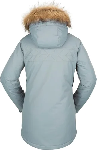 Miniatura 2 de Volcom Fawn - Chaqueta con capucha para mujer con aislamiento para snowboard y esquí Violeta Violet Ice
