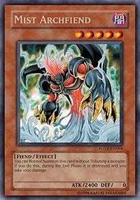 Yu-Gi-Oh! - Niebla Archfiend (FOTB-EN064) - Fuerza del Rompedidor - 1ª Edición - Secret Rare
