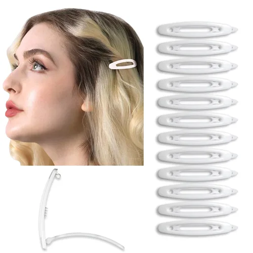 Miniatura 15 de Juego de 12 pasadores de pelo para mujeres y niñas, pinzas para cabello grueso y fino, accesorios para el cabello no metálicos, agarre