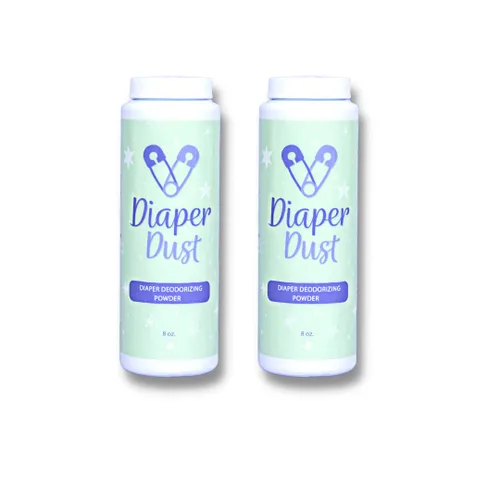 Diaper Dust - Polvo desodorante para pañales con carbón activado - Eliminador de olores de pañales, no se necesita cubo de pañales, portátil y sin