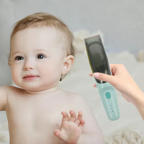 Miniatura 5 de Beaupretty Cortadora de pelo silenciosa con hoja de cerámica, herramienta de corte de pelo portátil ligera para niños recién nacidos y kit de aseo