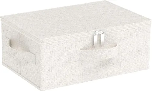 Caja de almacenamiento debajo de la cama con tapa, organizadores de ropa plegables, cestas de organización para el hogar para ropa, zapatos, mantas,