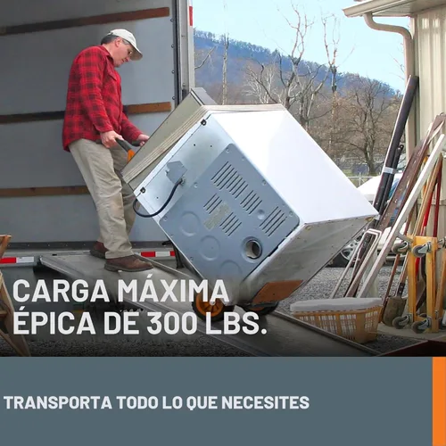 Miniatura 4 de Worx WG050 Aerocart 8 en 1 Carro de Jardín/Carretilla de Jardín de Alta Resistencia/Dolly