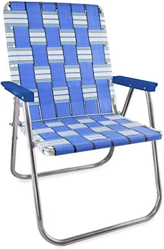 Lawn Chair USA - Sillas de exterior para campamento, deportes y playa Lawn Chair USA - Sillas fabricadas con marcos de aluminio ligeros y cinchas
