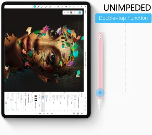 Miniatura 4 de MoKo Funda protectora de silicona para Apple Pencil de 2ª generación, funda protectora de silicona para Apple Pencil de 2ª generación y cubierta