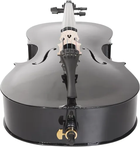 Miniatura 4 de Cecilio Kit de violonchelo de tamaño completo 4/4 para principiantes, violonchelo acústico con parte superior de abeto, kit de violonchelo con/arco