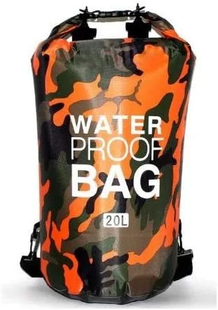Miniatura 7 de Bolsa seca impermeable de PVC – Bolsa de almacenamiento seca ligera con tapa enrollable – Múltiples opciones