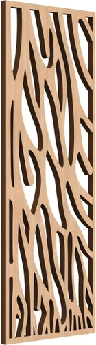 Miniatura 109 de 9 3/8"W x 24 3/8"H x 1/4"T Bristol Decorativos Paneles de Pared de Madera Calado, Cereza