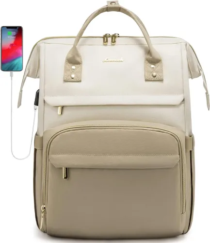 Miniatura 22 de LOVEVOOK - Mochila para ordenador portátil para mujer, de moda, de negocios, de viaje, mochila para estudiantes, mochila de trabajo para profesores