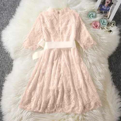 Miniatura 4 de Vestidos skater de manga larga de algodón para niñas y niñas pequeñas, vestido de tul tutú de Navidad