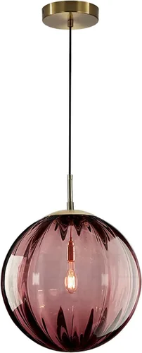 Miniatura 13 de KCO Iluminación Moderna de Mediados de Siglo Lámpara Colgante de Globo de 3 Luces Lámpara Colgante de Latón Dorado Lámpara Colgante de Luz Múltiple