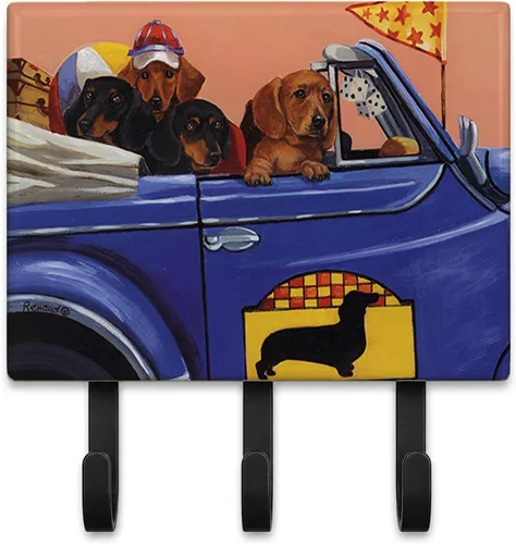 Miniatura 45 de Caroline's Treasures Bichon Frise Sisters - Ganchos para correa o llavero, multicolor