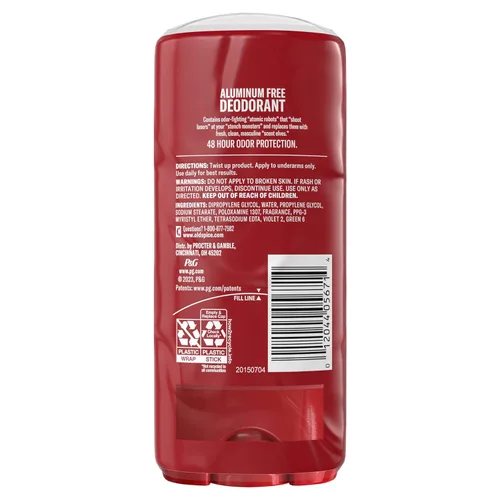 Miniatura 4 de Old Spice Desodorante sin aluminio para hombres, alta resistencia, defensa del sudor 24/7 para eliminar olores, frescura 24/7 y aroma duradero