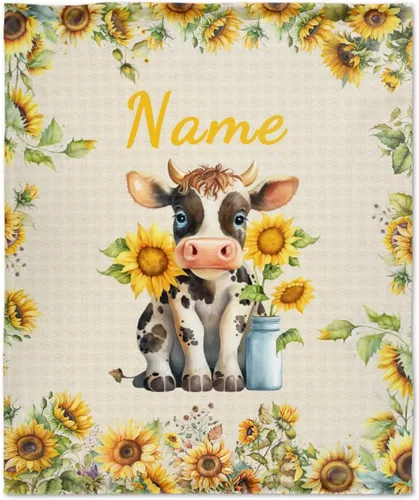 Miniatura 8 de Manta personalizada con nombre, suave, acogedora y ligera, con nombre para sofá o cama, regalo personalizado, unisex, tamaño XS, 40 x 30 pulgadas