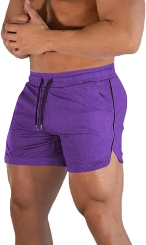 Miniatura 15 de EVERWORTH Pantalones cortos deportivos para hombre, pantalones cortos de entrenamiento para gimnasio, pantalones cortos casuales para correr