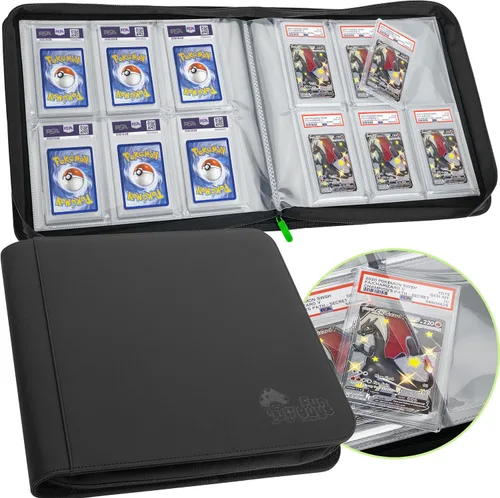 Miniatura 10 de FunGuys Carpeta para Tarjetas Graduadas – Carpeta de 4 Bolsillos para Slabs para PSA, BGS, SGC y Todas las Tarjetas Graduadas, Álbum
