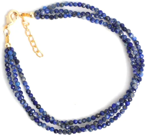 Miniatura 26 de Gempires Natural Multi Strand Beaded Bracelets Lightweight Handmade Gemstone Jewelry Hypoallergenic 8 Inch Gold Plated Stylish Everyday Wear Jewelry