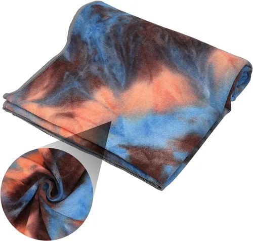 Miniatura 4 de Toallas de yoga, toalla de yoga antideslizante con textura de gofre antideslizante, manta de yoga de microfibra 100% absorbente, sin olor