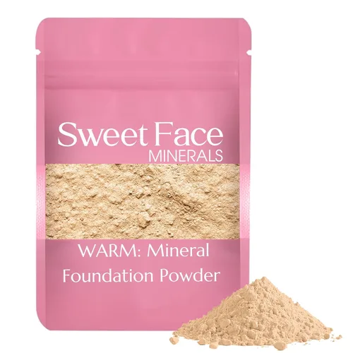 Miniatura 22 de Sweet Face Minerals - Recambio de polvo de base (BEIGE) (bolsa de 0.42 oz) por Sweet Face Minerals, polvo de maquillaje ligero y mineral suelto