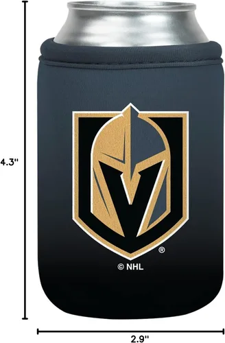 Miniatura 6 de Sok It CanSok NHL - Funda de neopreno aislada para cerveza y soda (Vegas Golden Knights, funda de lata de 12 onzas)