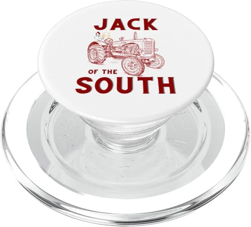 Miniatura 8 de Jack of the South Pollo en tractor rojo Vida de granja PopSockets estándar PopGrip