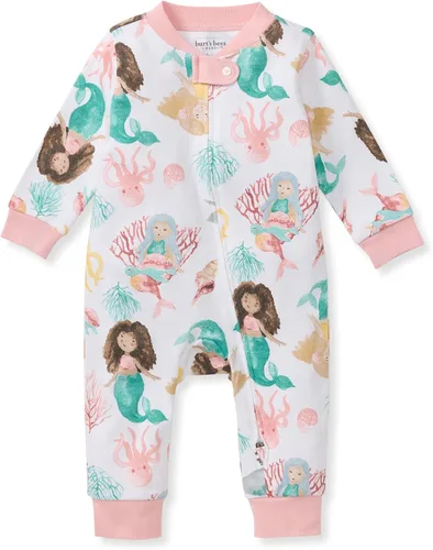 Miniatura 14 de Burt's Bees Baby - Pijama de una pieza para bebé, mameluco para dormir y jugar, algodón 100% orgánico, cremallera frontal