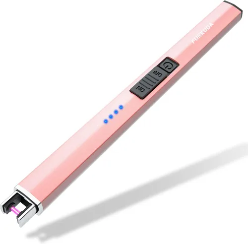 Miniatura 19 de 【Actualizado】 Encendedor Eléctrico de Velas de Doble Arco Encendedor USB Recargable Encendedores de Arco de Plasma para Velas (Oro Rosa)