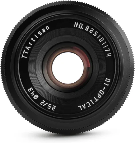 Miniatura 3 de TTArtisan - Lente de cámara APS-C gran angular de 0.98 pulgadas F2, lente de cámara fija manual de gran apertura, compatible con cámaras Fuji