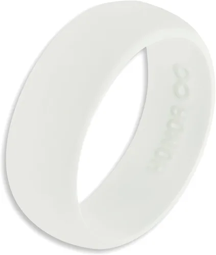 Miniatura 15 de Anillo de Eternidad Honor Anillo de Silicona para Hombre Banda de Boda