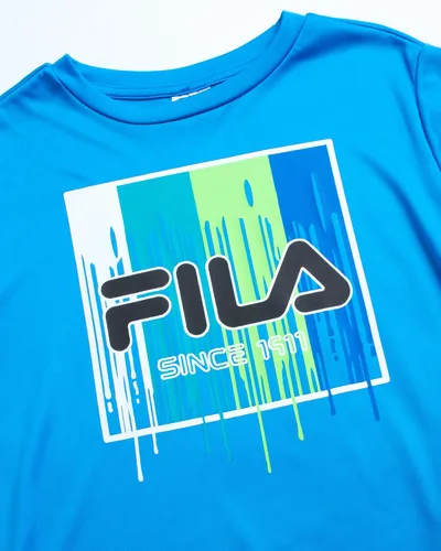 Miniatura 4 de Fila Conjunto deportivo deportivo para niños, sudadera con capucha de rendimiento de 3 piezas, pantalones deportivos, camiseta - Conjunto de ropa