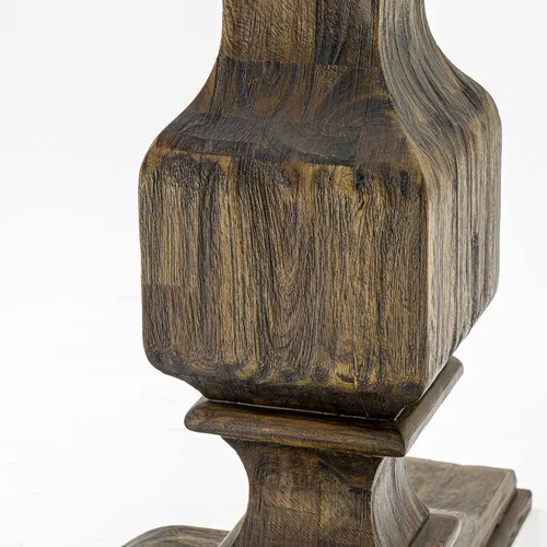 Miniatura 7 de East West Furniture F2MZ7-748 - Juego de mesa y sillas de cocina de 7 piezas que consta de una mesa redonda de comedor con pedestal y 6 sillas