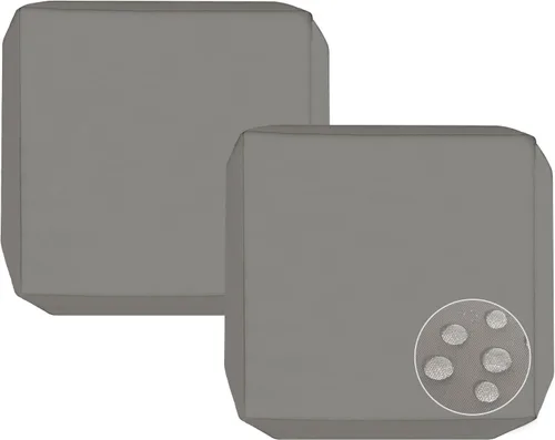 Miniatura 38 de Sqodok - Fundas para cojines de patio de 18 x 18, fundas impermeables para cojines de exterior de repuesto, 2 unidades, fundas para asientos