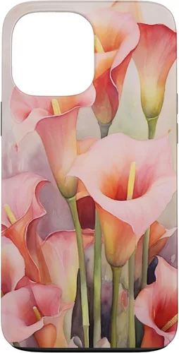 Miniatura 23 de iPhone 13 Pro Calla Lilies Flower Floral Watercolor Case