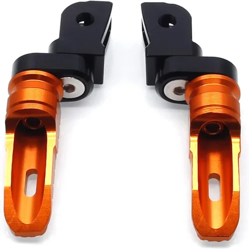 Miniatura 5 de MZS Estriberas de motocicleta compatibles con ZX4R ZX4RR ZX25R EX 400 Z400 2018-2025, estriberas delanteras ajustables para pedal, color negro CNC