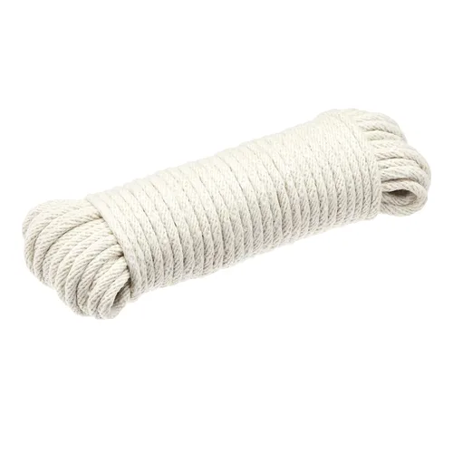 Miniatura 2 de Amazon Basics Cuerda trenzada de algodón natural, multiusos, cuerda de tender, para manualidades DIY, versátil, uso en interiores y exteriores, 3/16