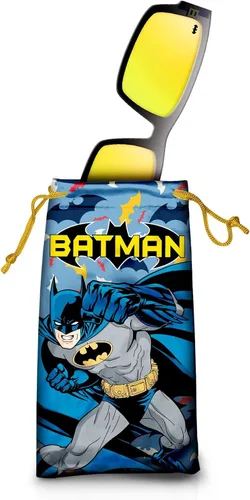 Miniatura 9 de DC Batman - Gafas de sol deportivas para niños, elegantes y duraderas, con protección UV, con funda de transporte suave, con licencia
