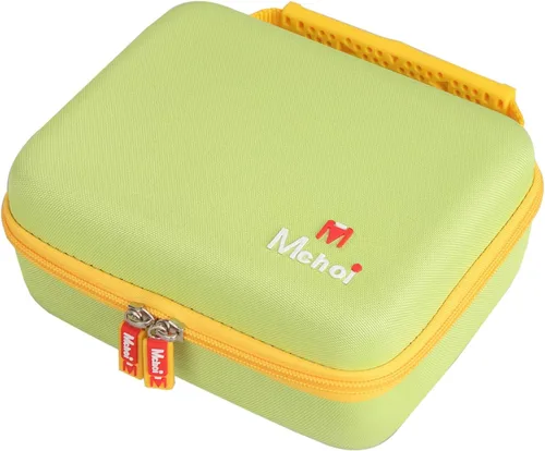 Miniatura 5 de Estuche de transporte de almacenamiento compatible con el juego de letras magnéticas Leapfrog Fridge Phonics, amarillo, solo funda