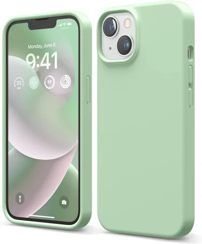Miniatura 10 de elago Funda compatible con iPhone 14, de silicona líquida, funda protectora de cuerpo completo, a prueba de golpes, diseño delgado, forro