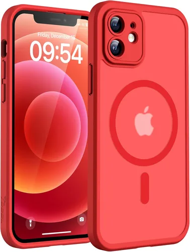 Miniatura 50 de TOCOL Funda magnética 3 en 1 para iPhone 14 Pro, mejorada [protección completa de cámara] con 2 protectores de pantalla, funda de grado militar Azul