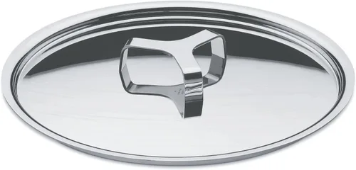 Miniatura 8 de A Di Alessi, AJM200/16 "Ollas y Sartenes", tapa en acero inoxidable 18/10 pulido espejo, 6.25 pulgadas
