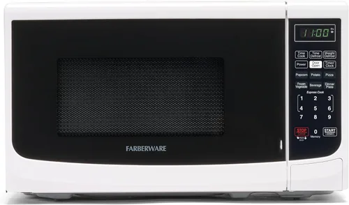 Miniatura 8 de Farberware - Horno microondas de encimera de 1.6 pies cúbicos – 1100 vatios de potencia, configuraciones de cocción automática, descongelación