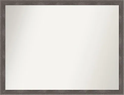 Miniatura 150 de Amanti Art Espejo personalizado, espejo de baño gris plomo a rayas, espejo de pared o espejo de tocador de baño sobre el fregadero
