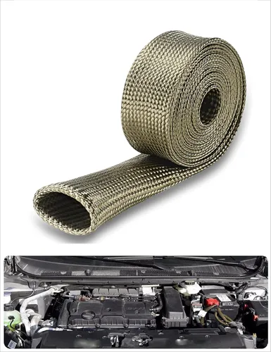 Miniatura 9 de Fuel Line Heat Shield Heat wrap for Wires Fuel line Heat Shield Sleeve Hose Heat Shield Sleeve-Heat Radiant and Prevent Vapor Lock Heat Shield for