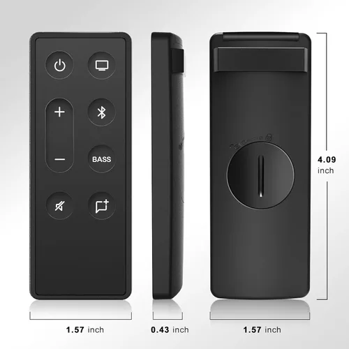 Miniatura 7 de Mando a distancia de repuesto para altavoz Bose TV y barra de sonido Solo serie II, compatible con sistema de sonido Bose Solo 5 10 15 Series II TV