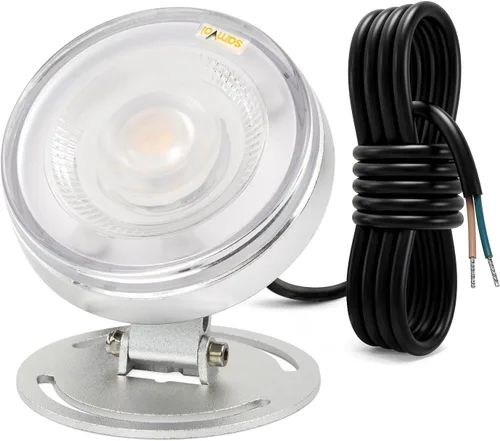 Miniatura 11 de Luz LED subacuática para estanque, aluminio resistente de 12 V, 3000 K, blanco cálido, IP68, impermeable, lámpara de paisaje para piscina, fuente