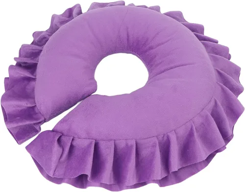 Miniatura 8 de Dioche Almohada de boca abajo, suave spa salón masaje cara, mesa de cama, almohada para el cuello de la cabeza, almohadilla de viaje para el cuello