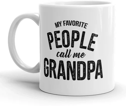 Miniatura 8 de Crazy Dog T-Shirts My Favorite People Call Me Dad Taza de café para el Día del Padre, taza de café de cerámica de 11 onzas con aislamiento