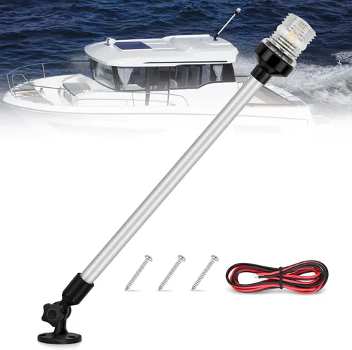 Miniatura 11 de Nilight Luz de navegación para barco marino, 2 unidades, 8 LED, rojo, verde, puerto LED, señales de estribor, luces de arco de 12 V, impermeables